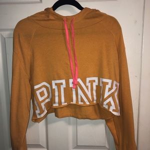 3 pink cropped sweater